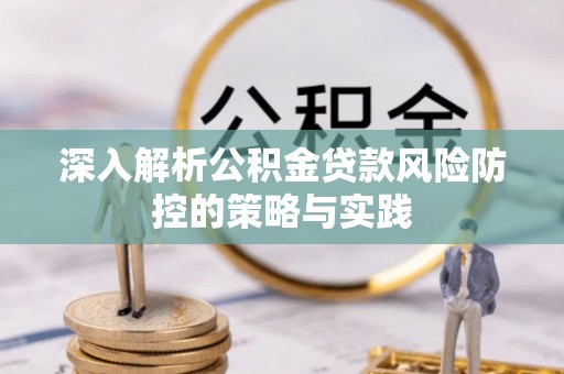 乐陵深入解析公积金贷款风险防控的策略与实践