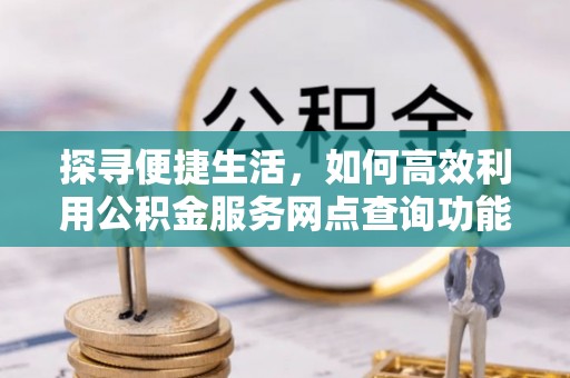 乐陵探寻便捷生活，如何高效利用公积金服务网点查询功能