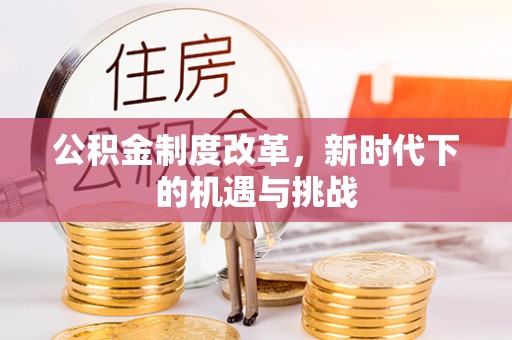 乐陵公积金制度改革，新时代下的机遇与挑战