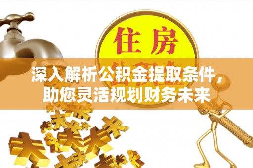 乐陵深入解析公积金提取条件，助您灵活规划财务未来