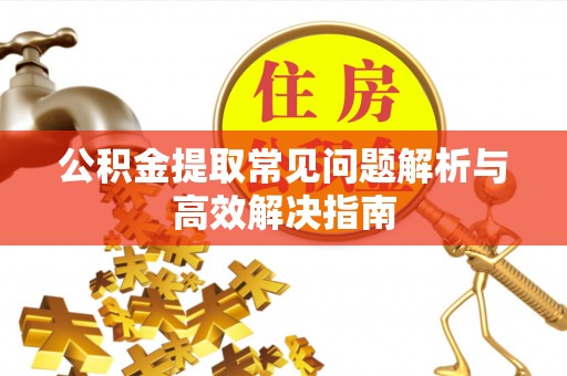 乐陵公积金提取常见问题解析与高效解决指南
