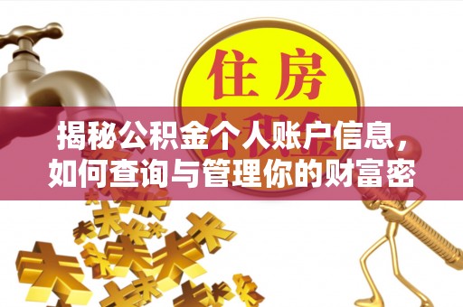 乐陵揭秘公积金个人账户信息，如何查询与管理你的财富密码