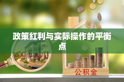 乐陵政策红利与实际操作的平衡点
