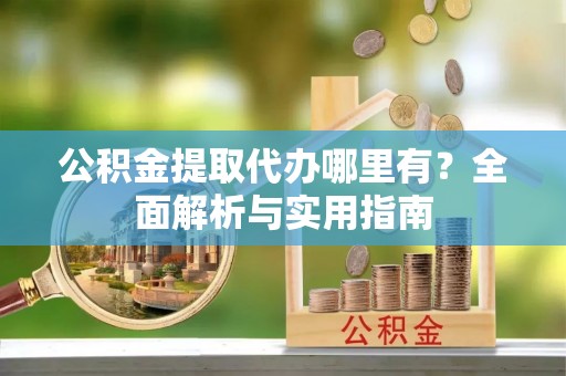 乐陵公积金提取代办哪里有？全面解析与实用指南