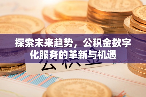 乐陵探索未来趋势，公积金数字化服务的革新与机遇