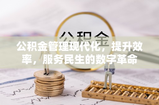 乐陵公积金管理现代化，提升效率，服务民生的数字革命