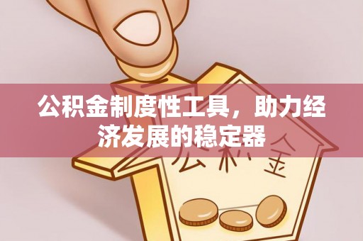 乐陵公积金制度性工具，助力经济发展的稳定器