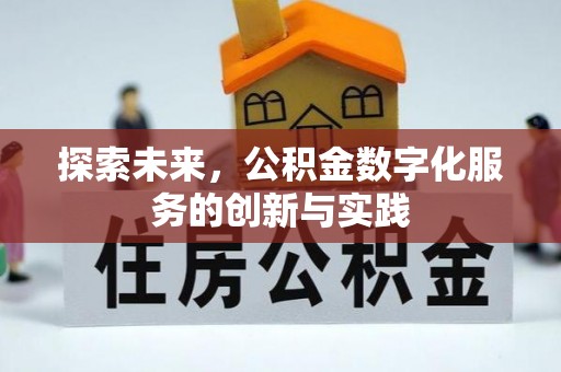 乐陵探索未来，公积金数字化服务的创新与实践